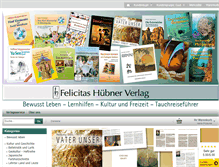 Tablet Screenshot of huebner-books.de
